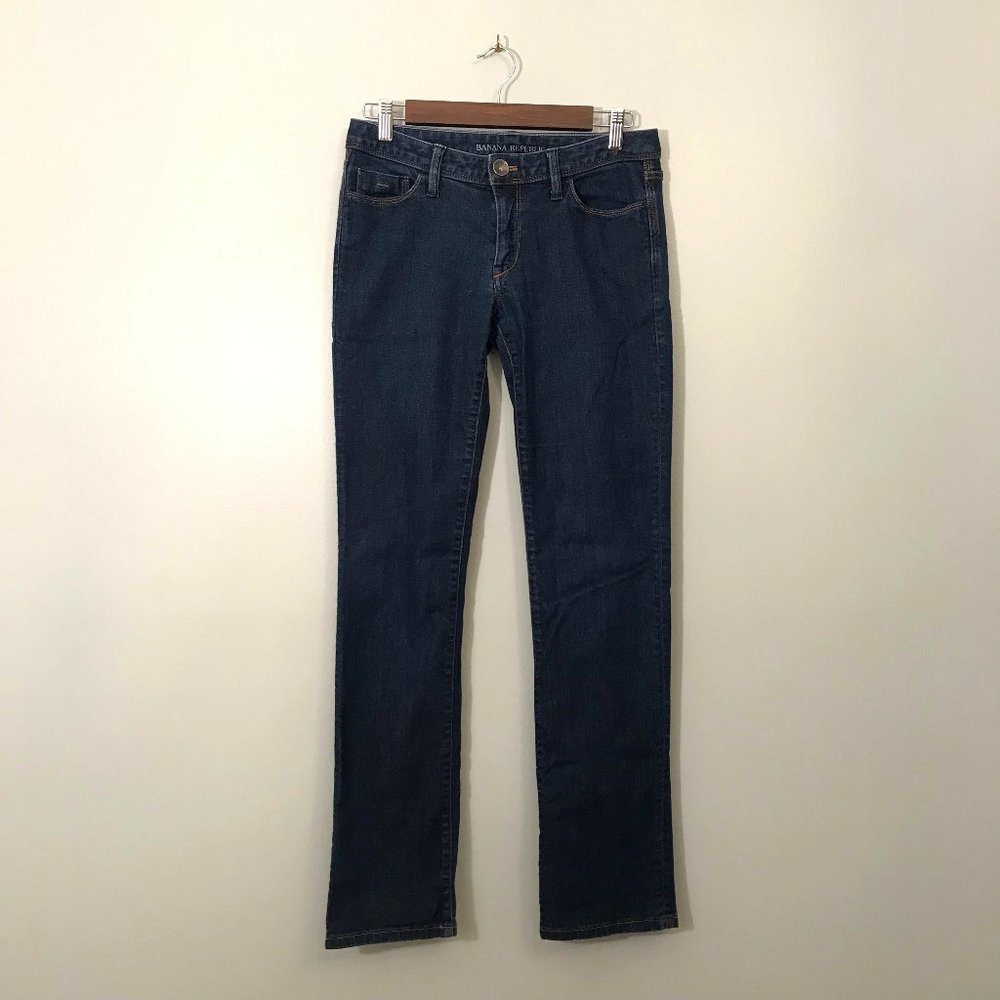 BANANA REPUBLIC Skinny Blue Jeans Size 28